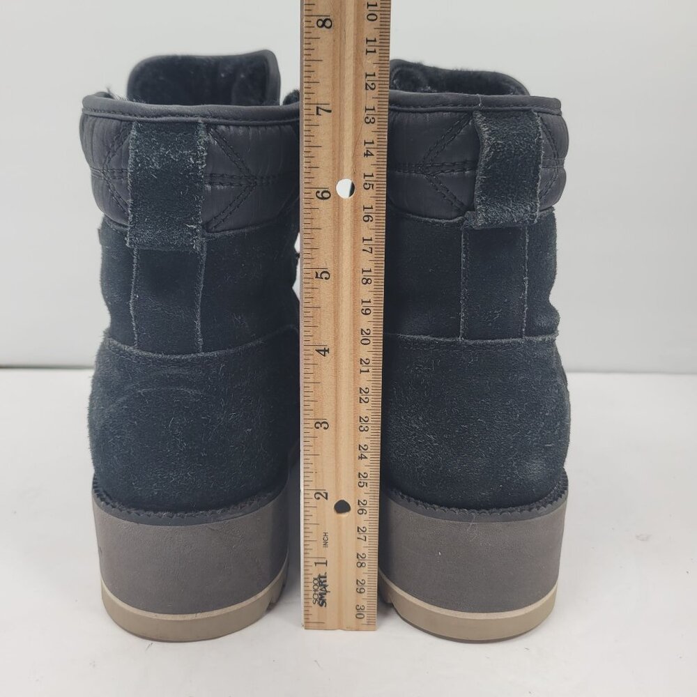 UGG Birch Women's Black Lace-Up Waterproof Ankle Boots S/N 1095712 US Size 8 - Picture 10 of 11